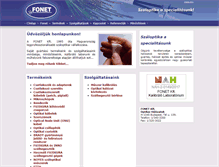 Tablet Screenshot of fonet.hu